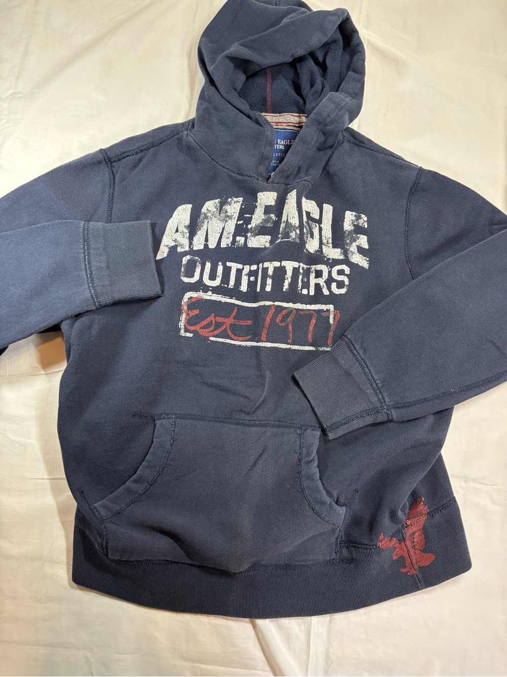 American Eagle Men's Oversized Hoodie Y2K 2000’s Size XXL 2XL